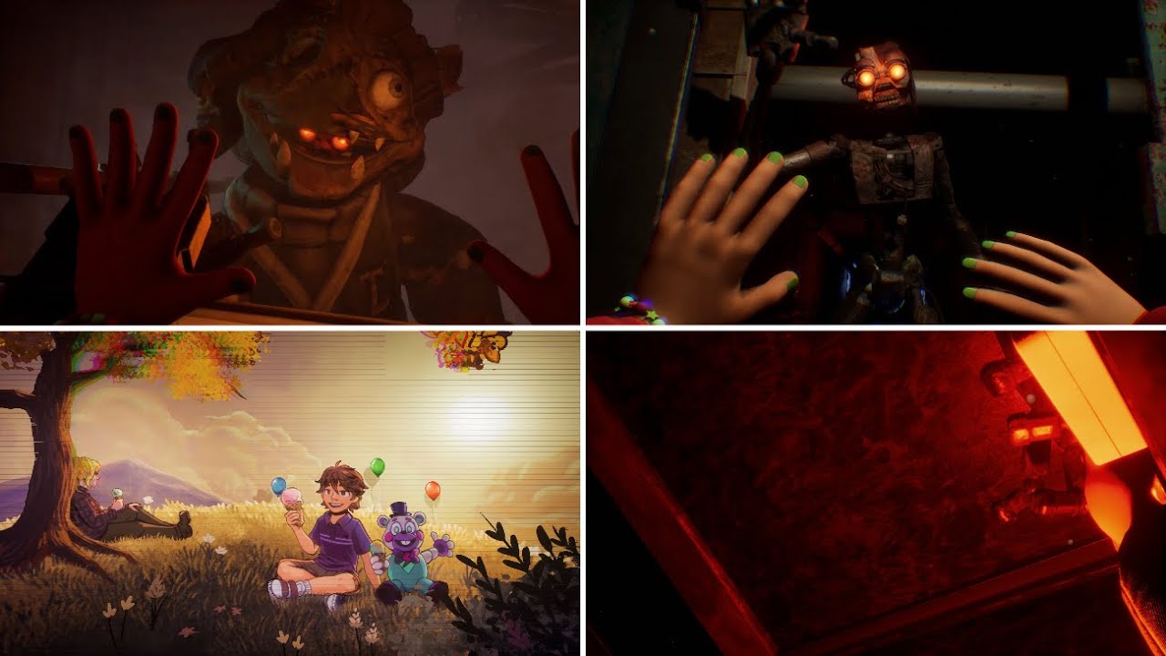 fnaf security breach ruin endings