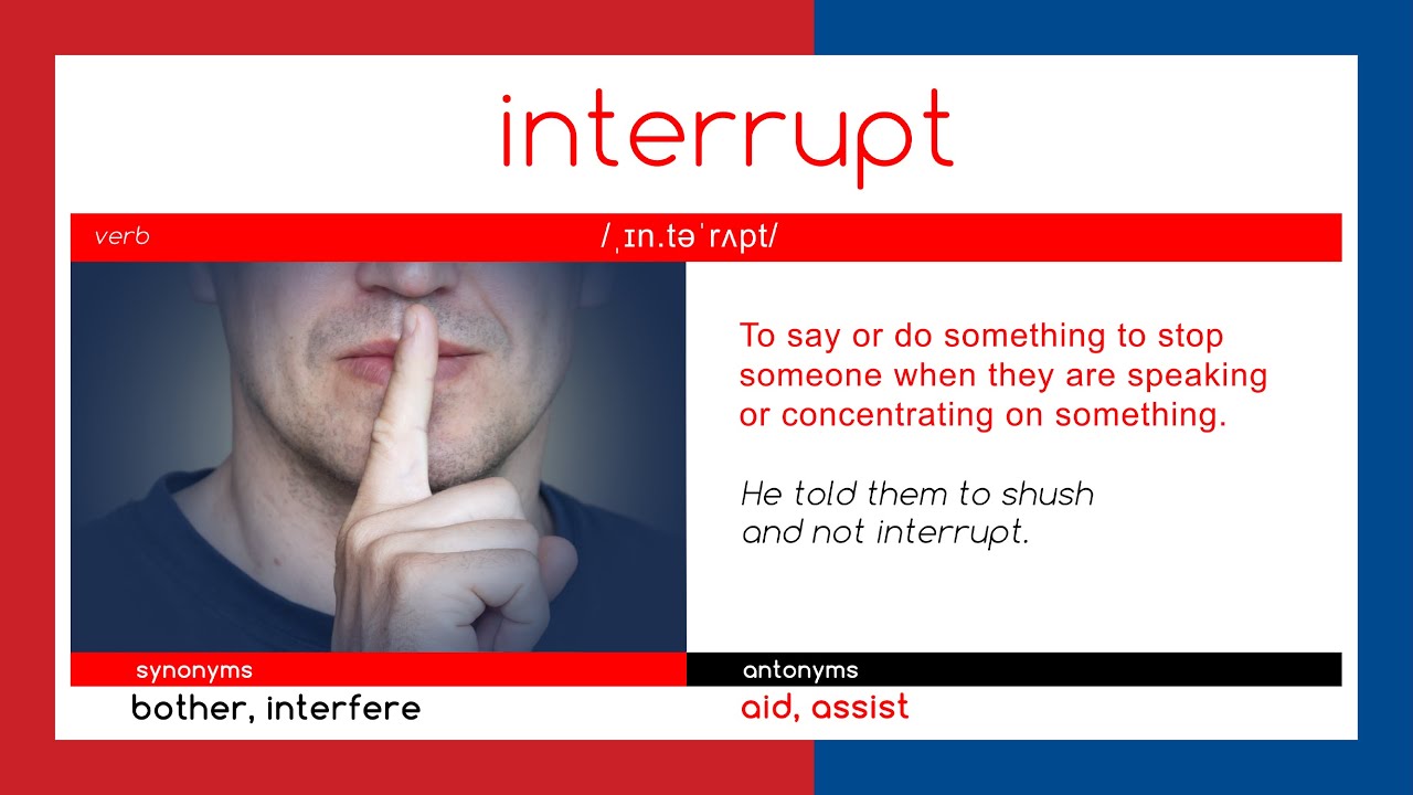 interruption antonym