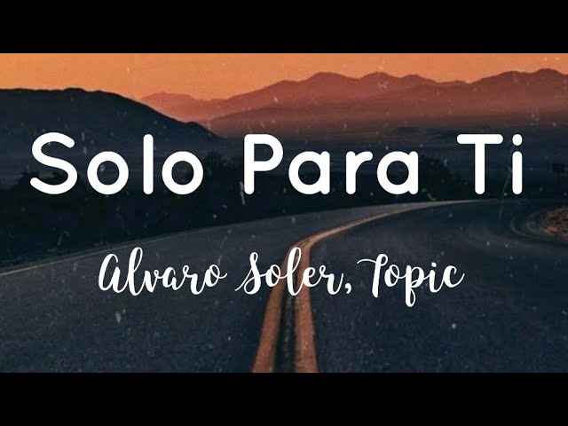 solo para ti lyrics english