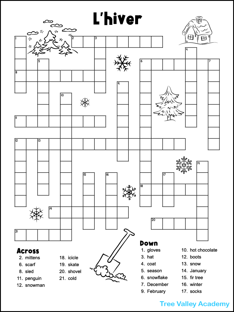 french water crossword clue