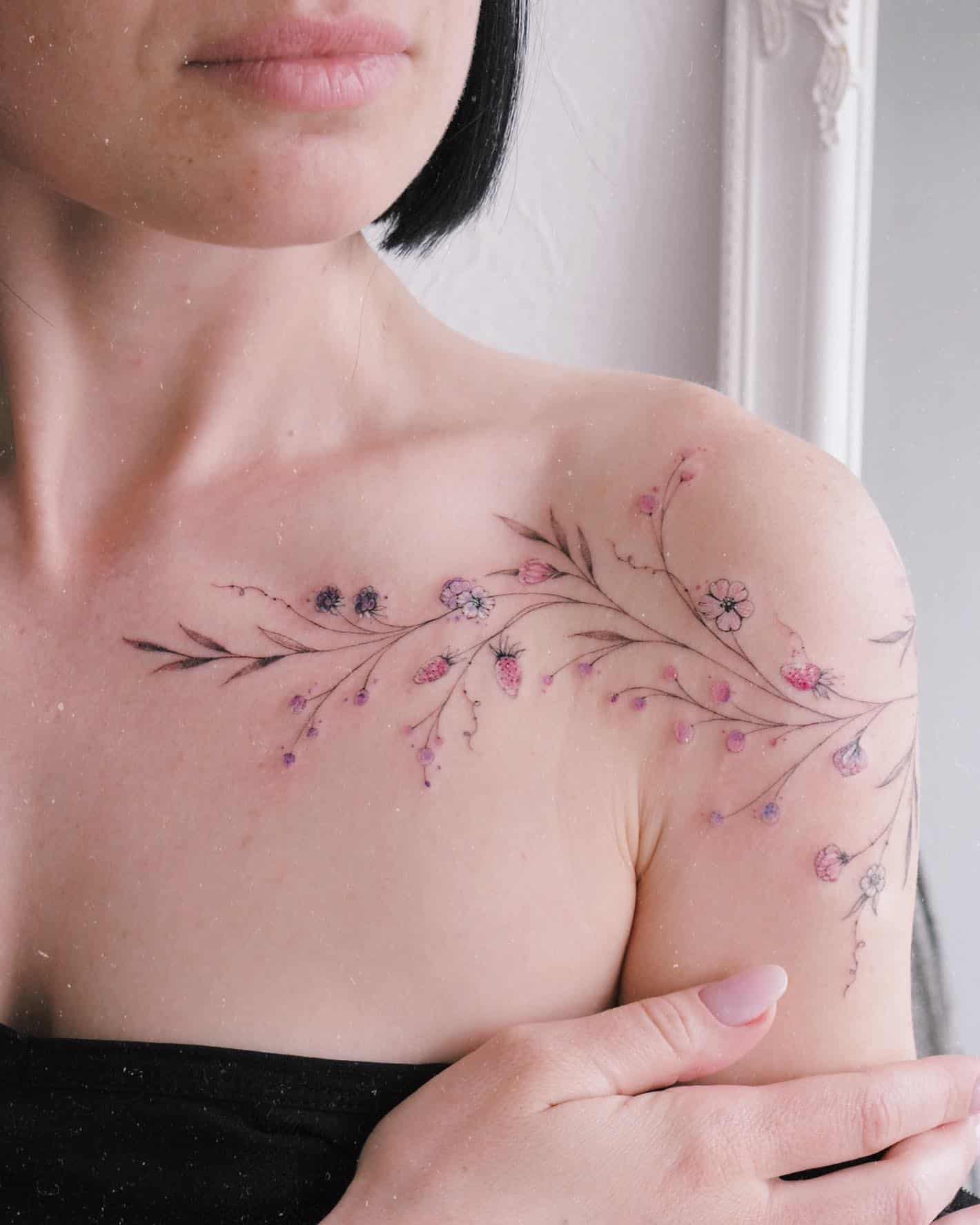 shoulder tattoos female