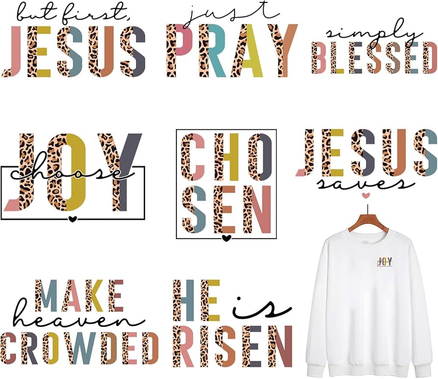 christian transfers for t-shirts