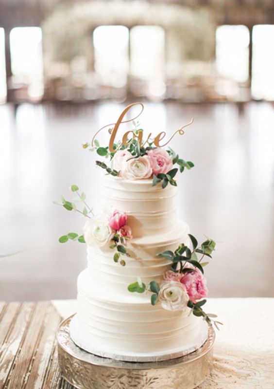 pasteles de boda sencillos