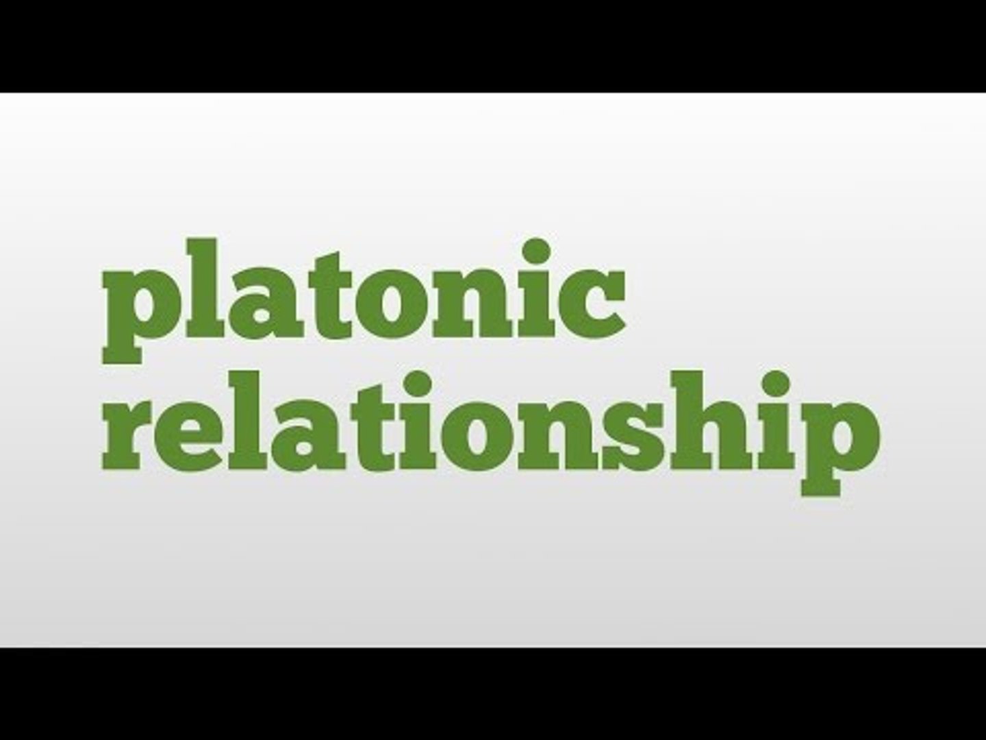 how to pronounce platonic