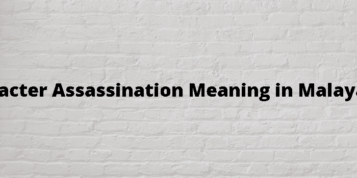 assassination meaning in malayalam