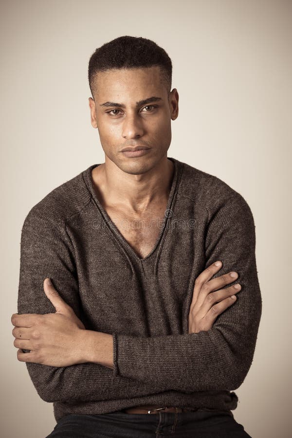 half black male models