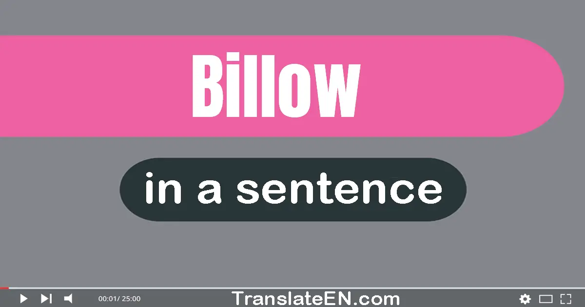 billowed sentence