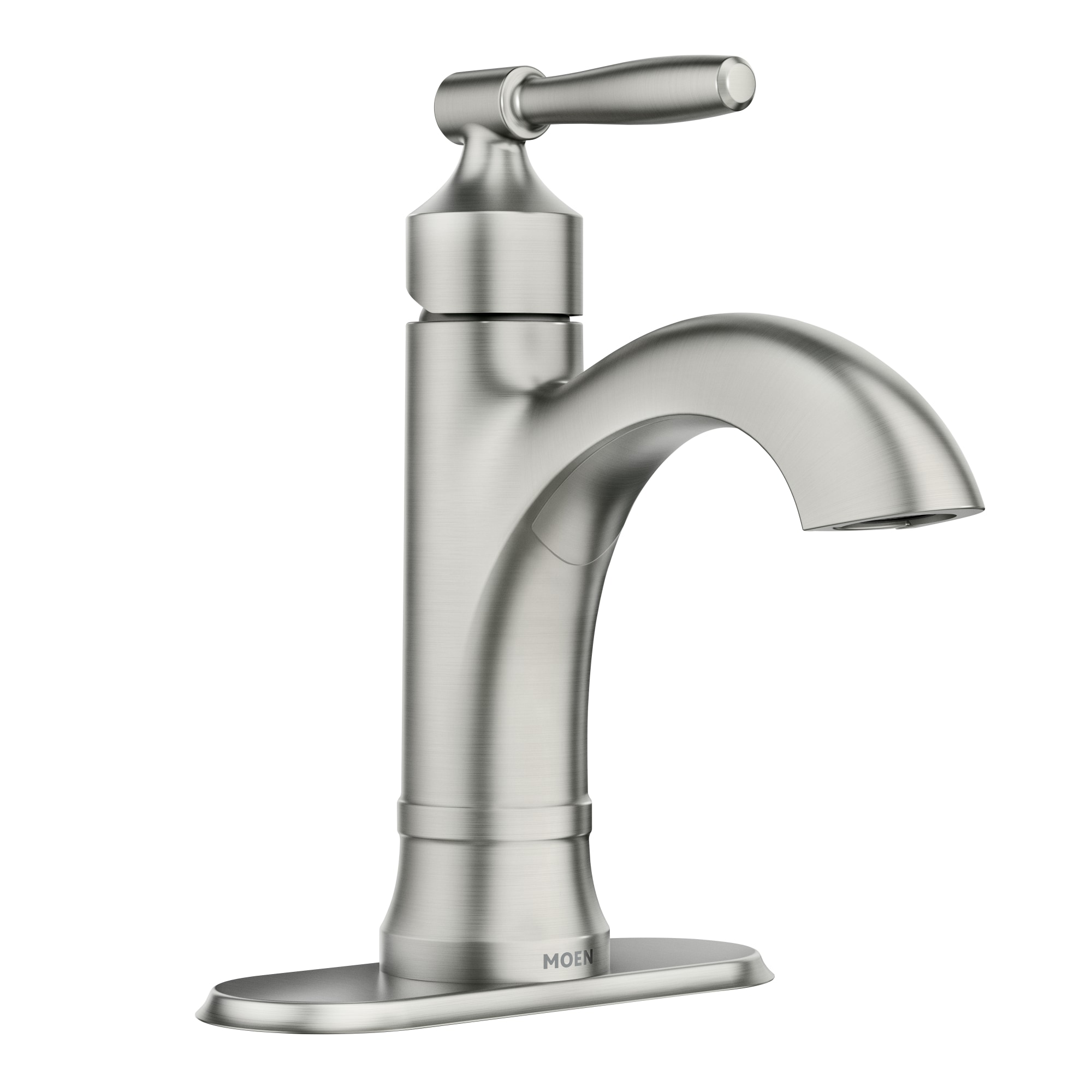 moen brushed nickel bathroom faucet