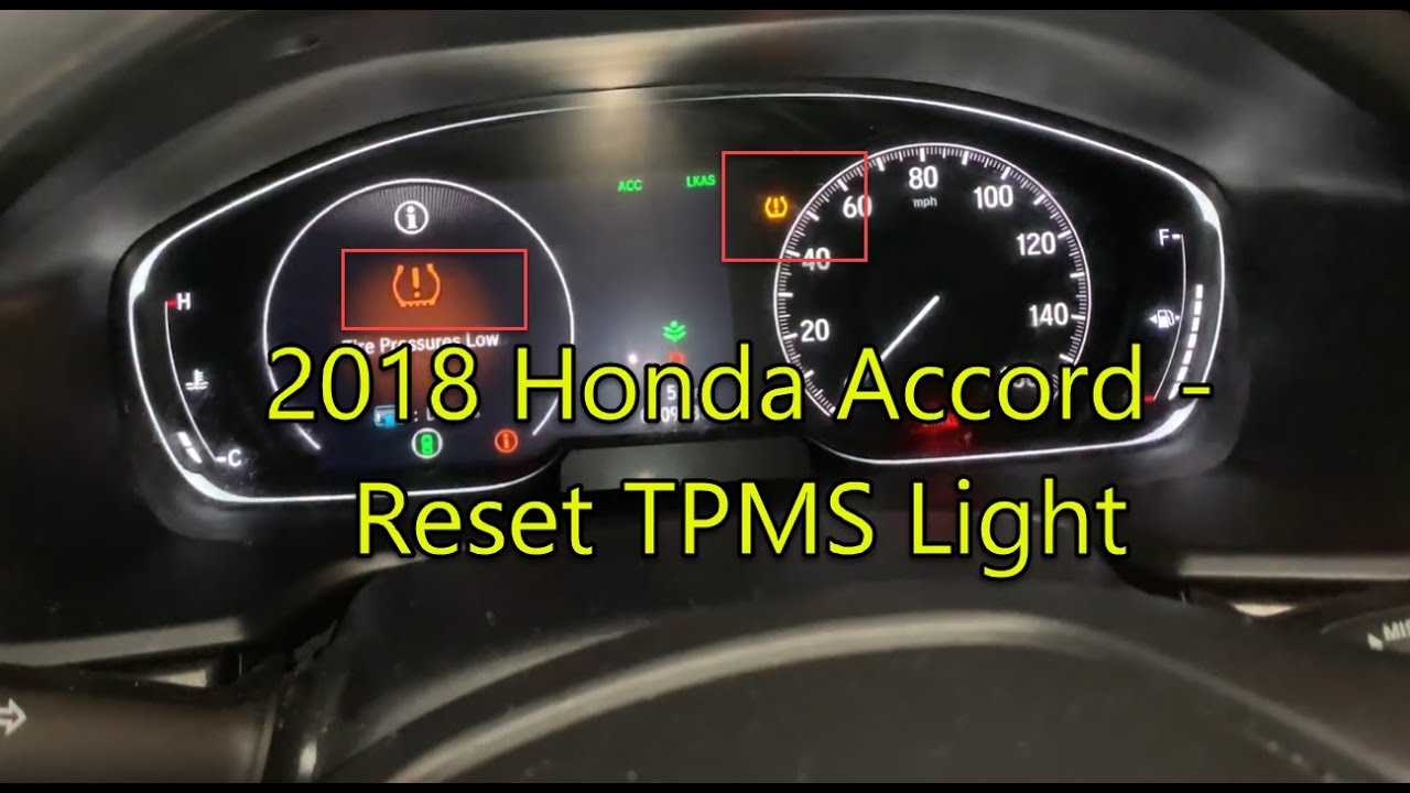 how to reset tire pressure honda accord 2018