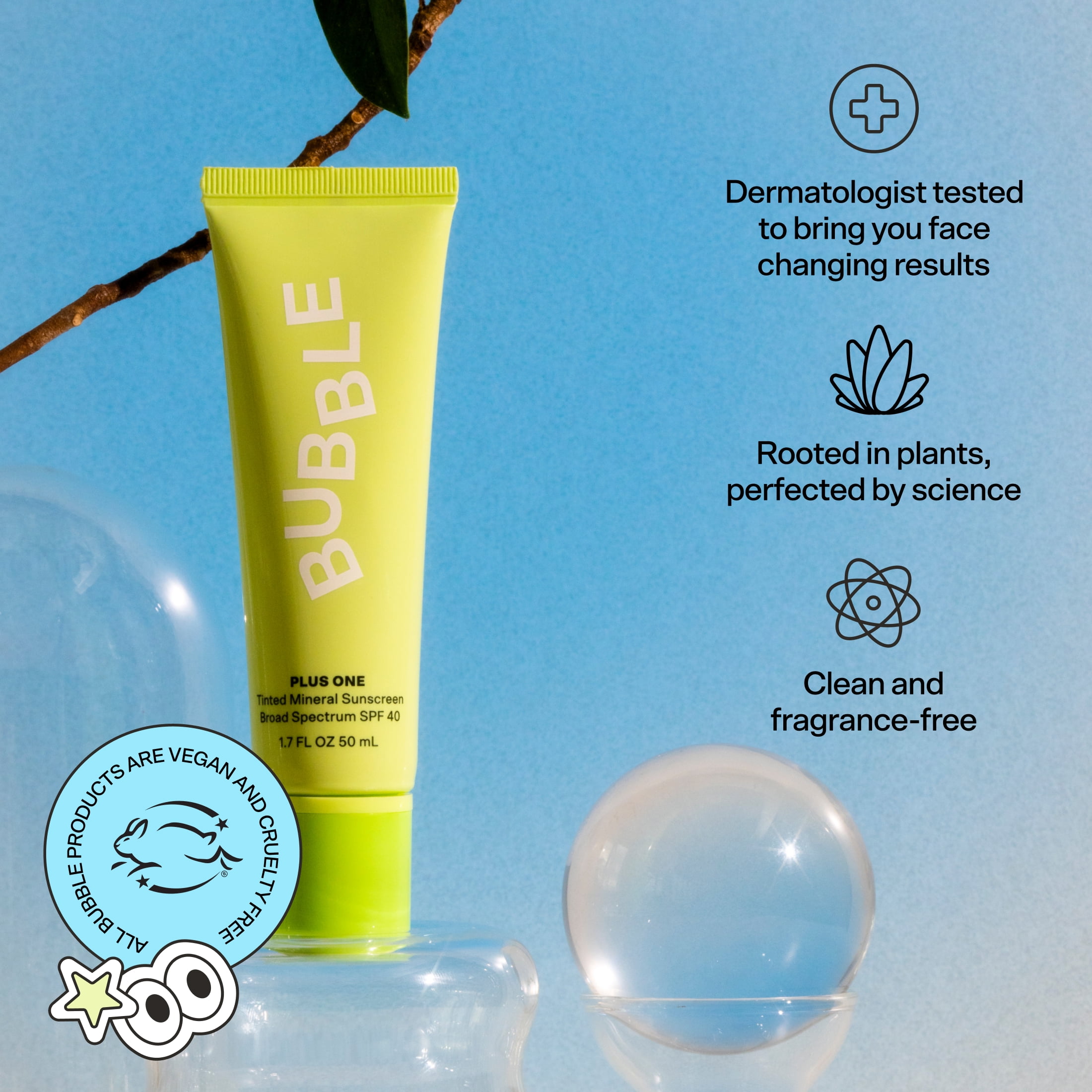 bubble sunscreen