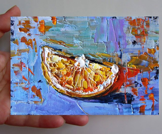 food painting on canvas