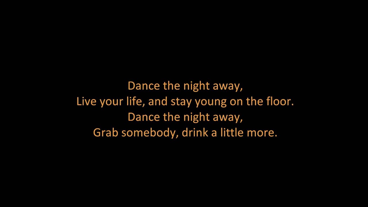 jennifer lopez dance the night away lyrics