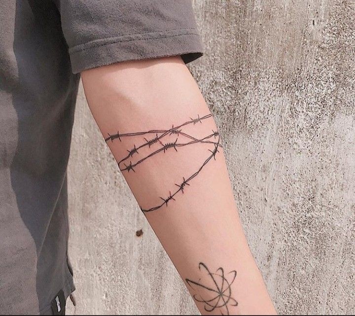 barbed wire tattoo meaning