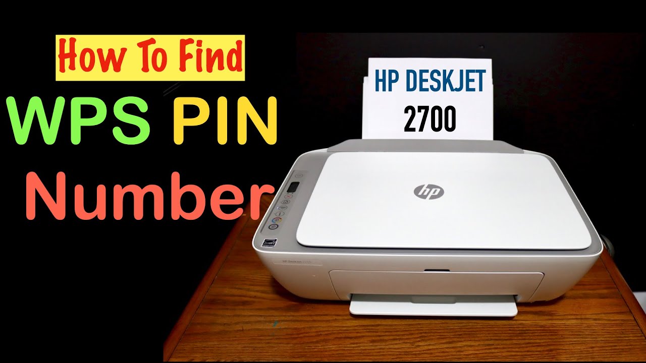 how to find wps pin on hp printer