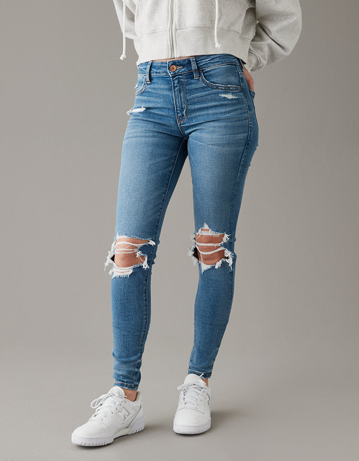 american eagle high rise jegging