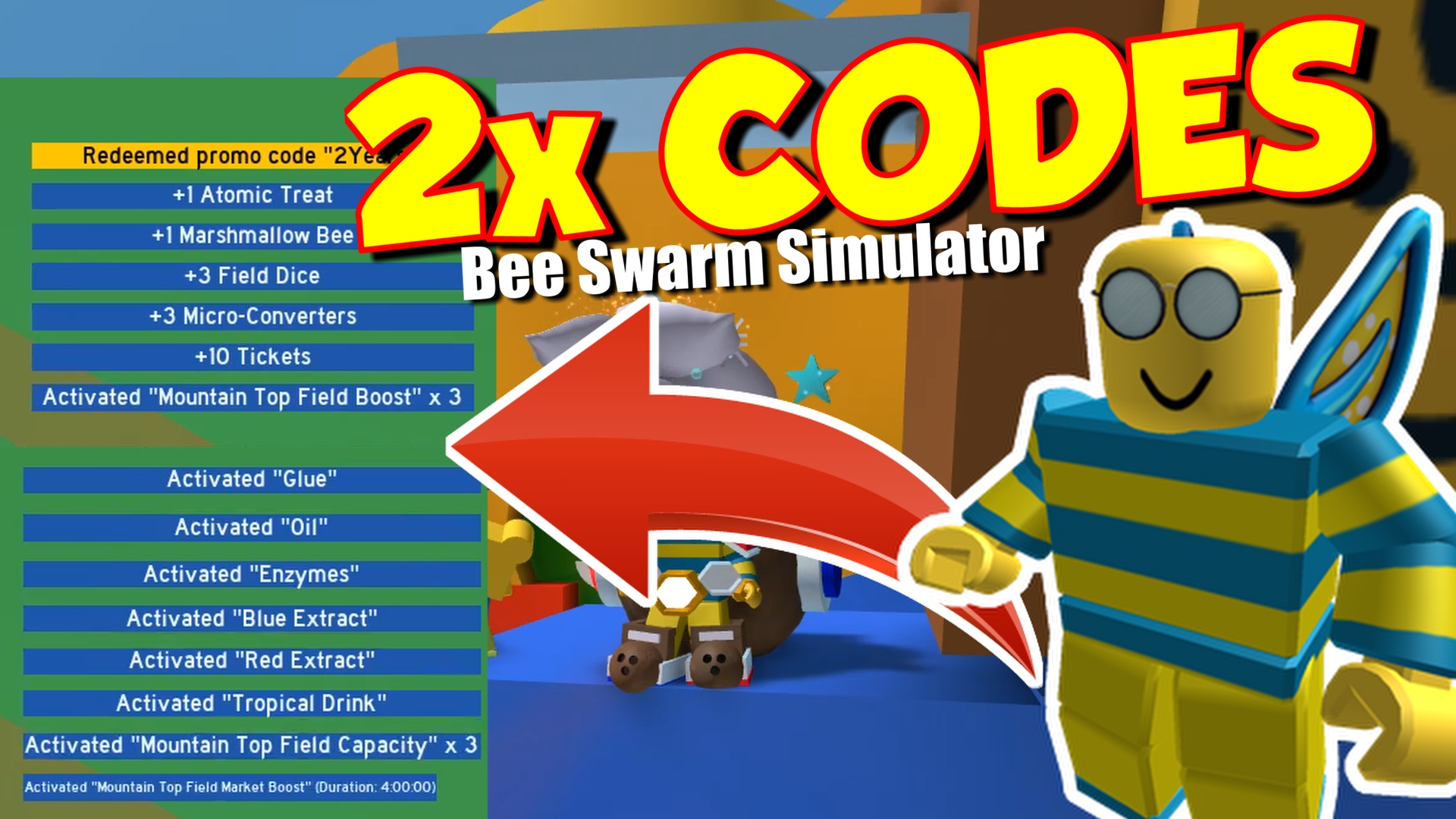 beeswarm simulator codes