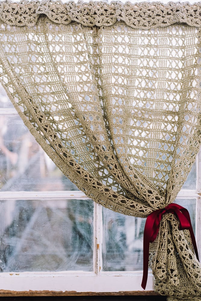 crochet drapes