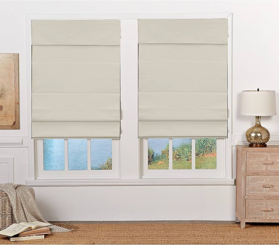 cordless roman blind