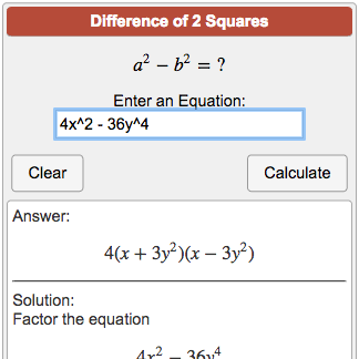 factor polynomials calculator