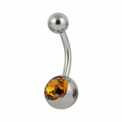 surgical stainless steel belly bars