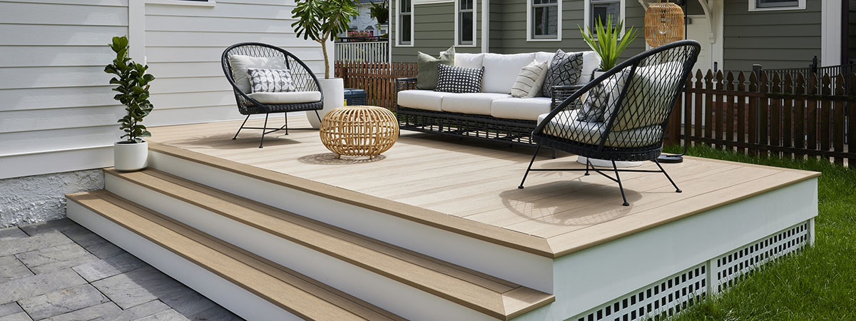 stepped decking ideas