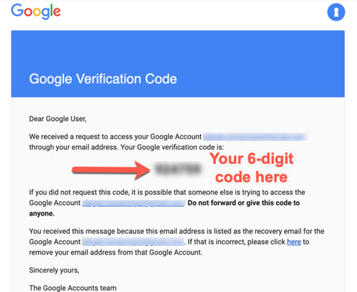 received google verification code without requesting it