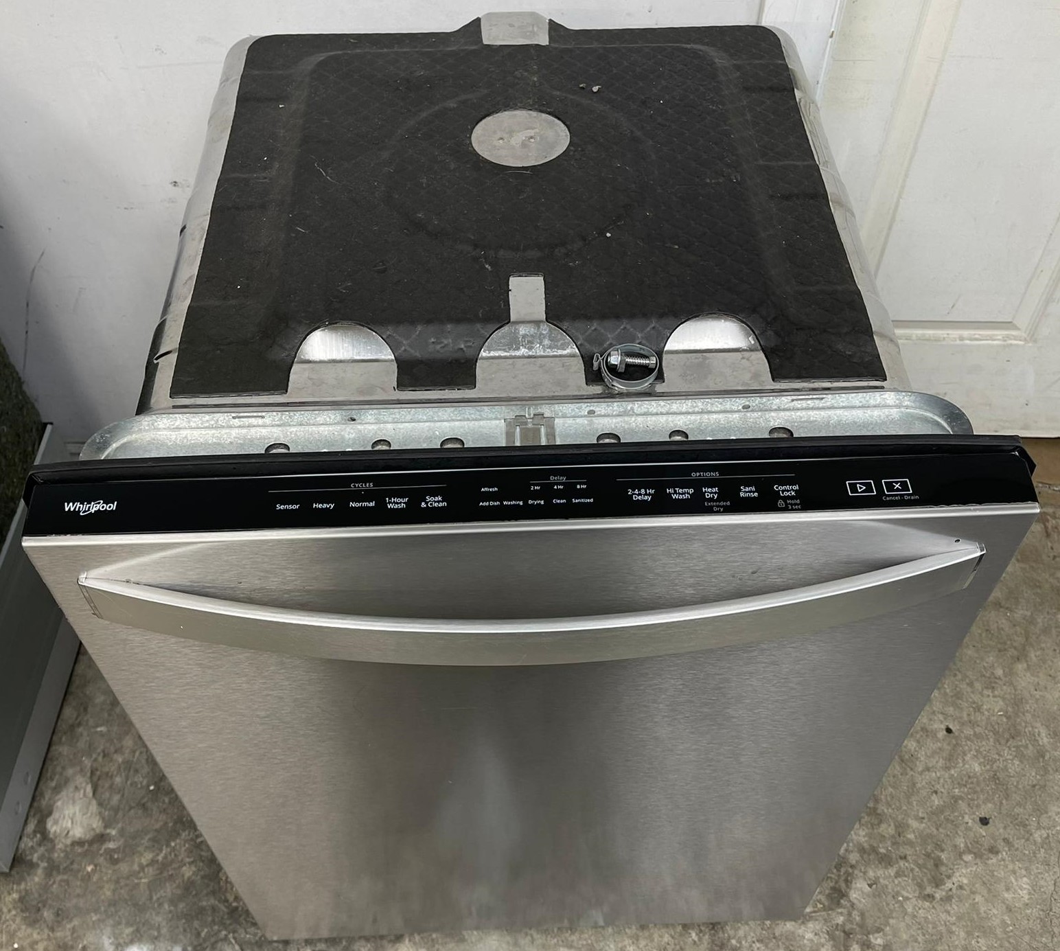 whirlpool dishwasher wdt750sahz0