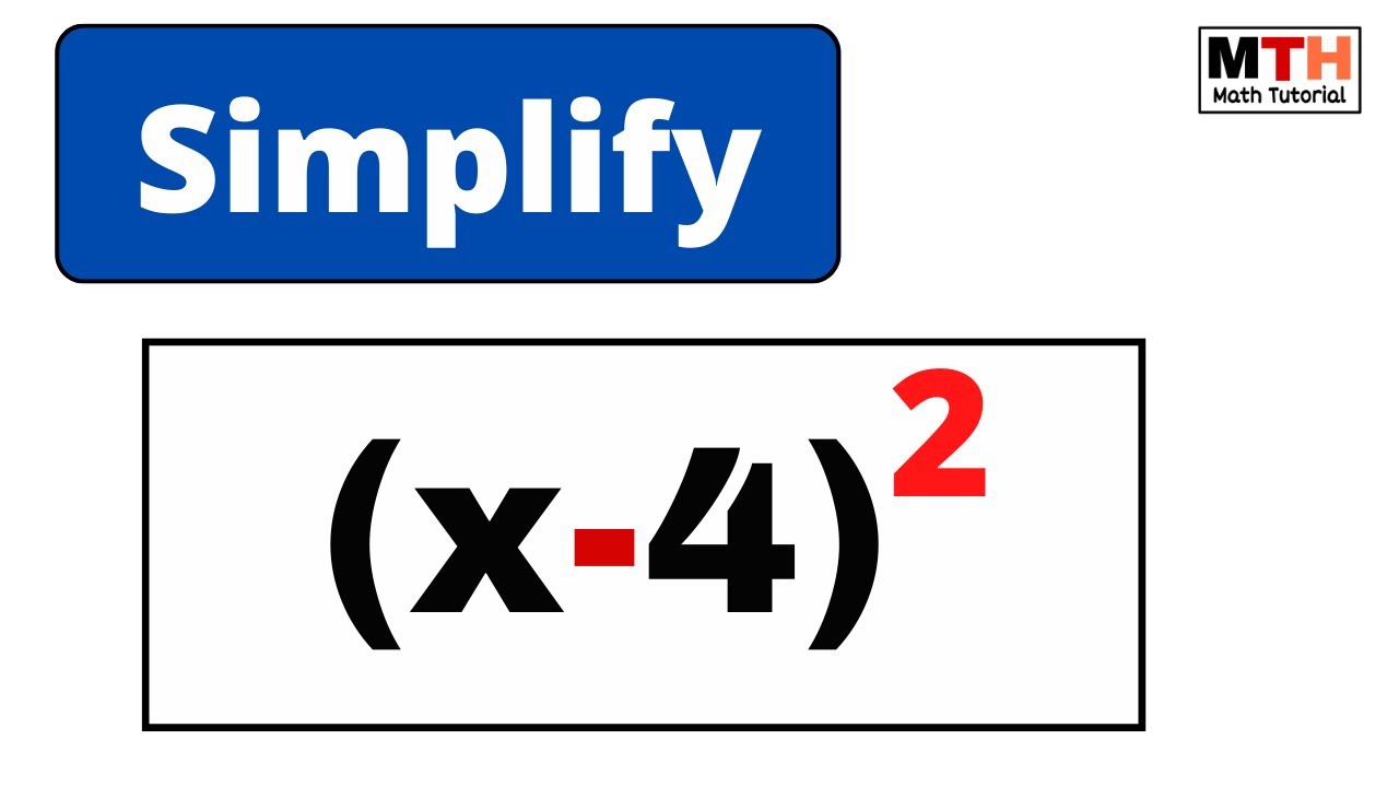 expand and simplify x 4 x 2