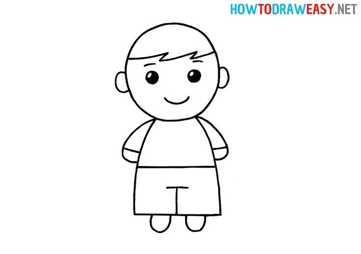 how to draw a boy