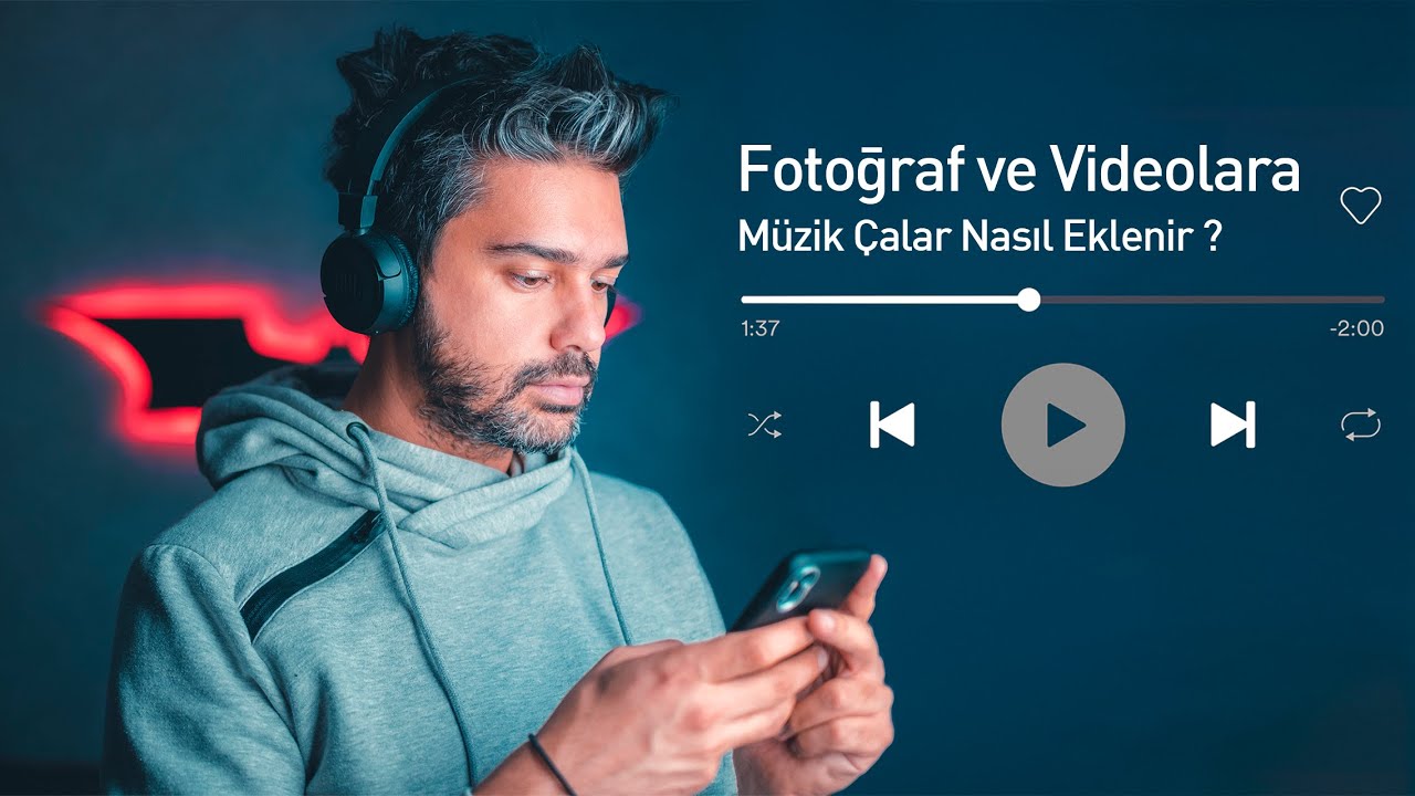 videonun arkasına müzik eklemek