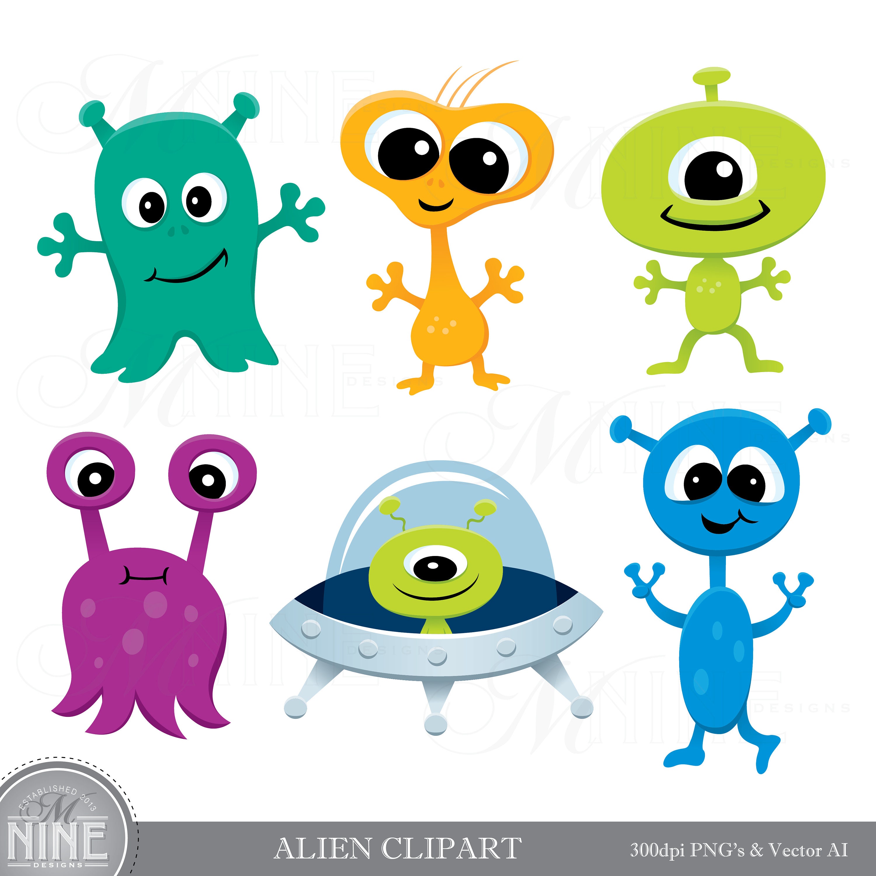 clipart aliens