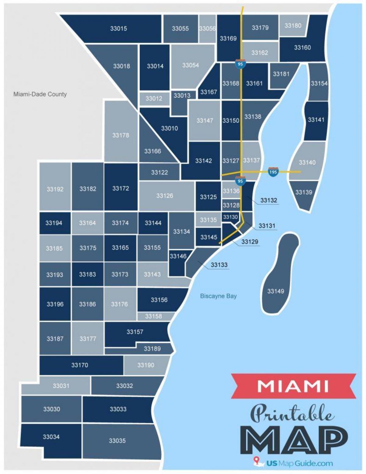 codigo postal de miami