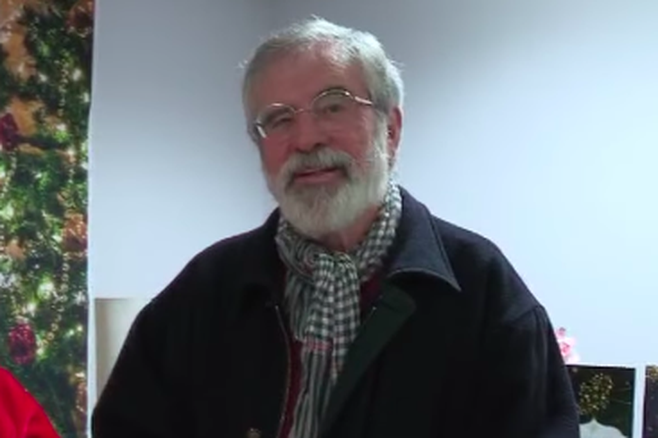 gerry adams christmas carol