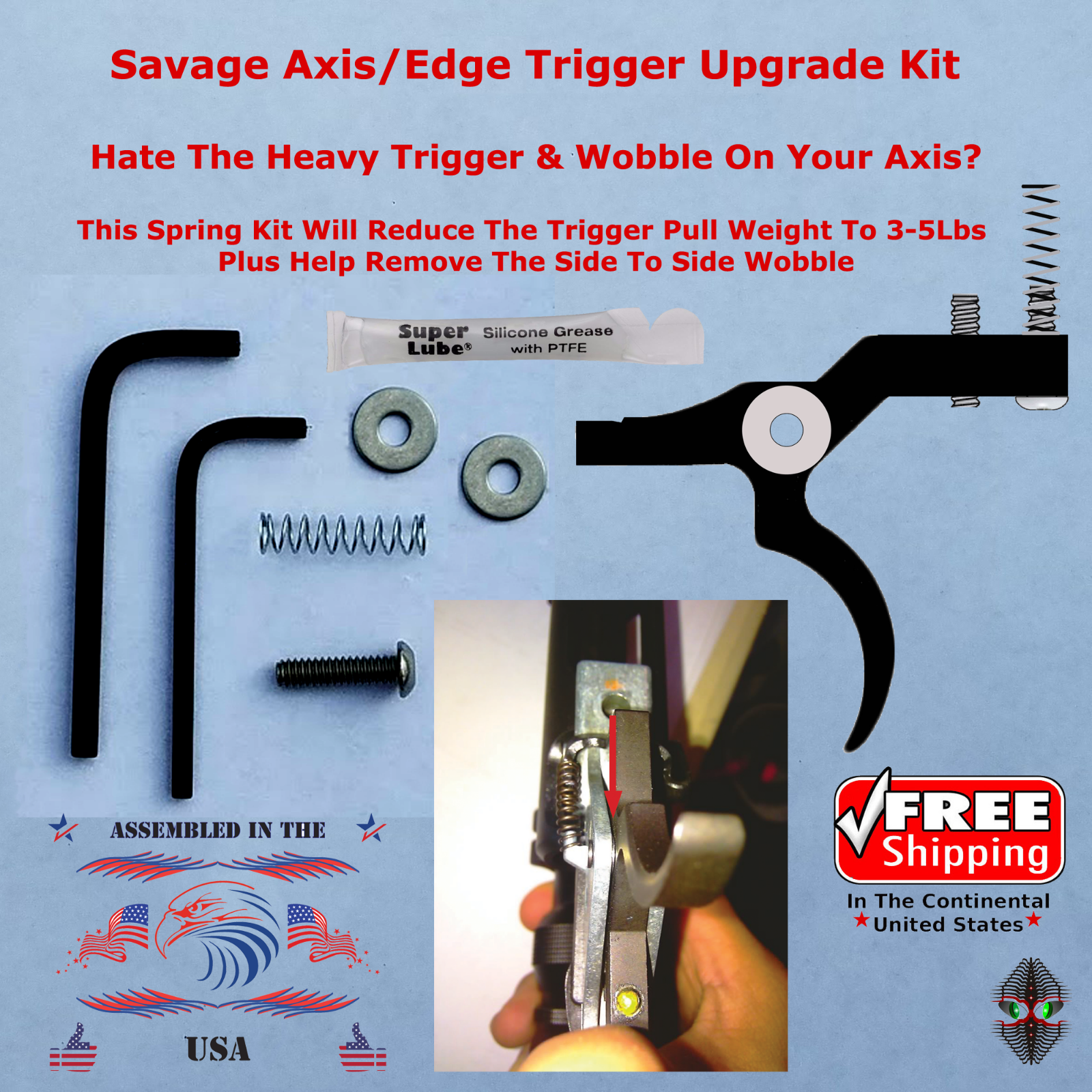 savage axis 308 trigger upgrade