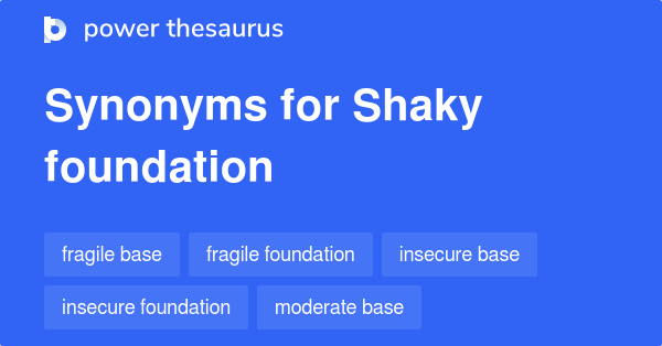 foundations synonym