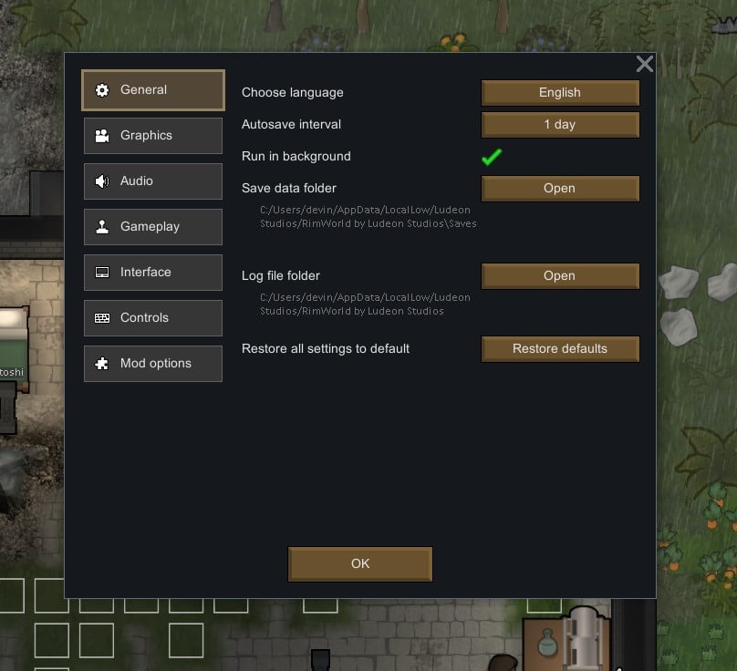 how to activate dev mode rimworld