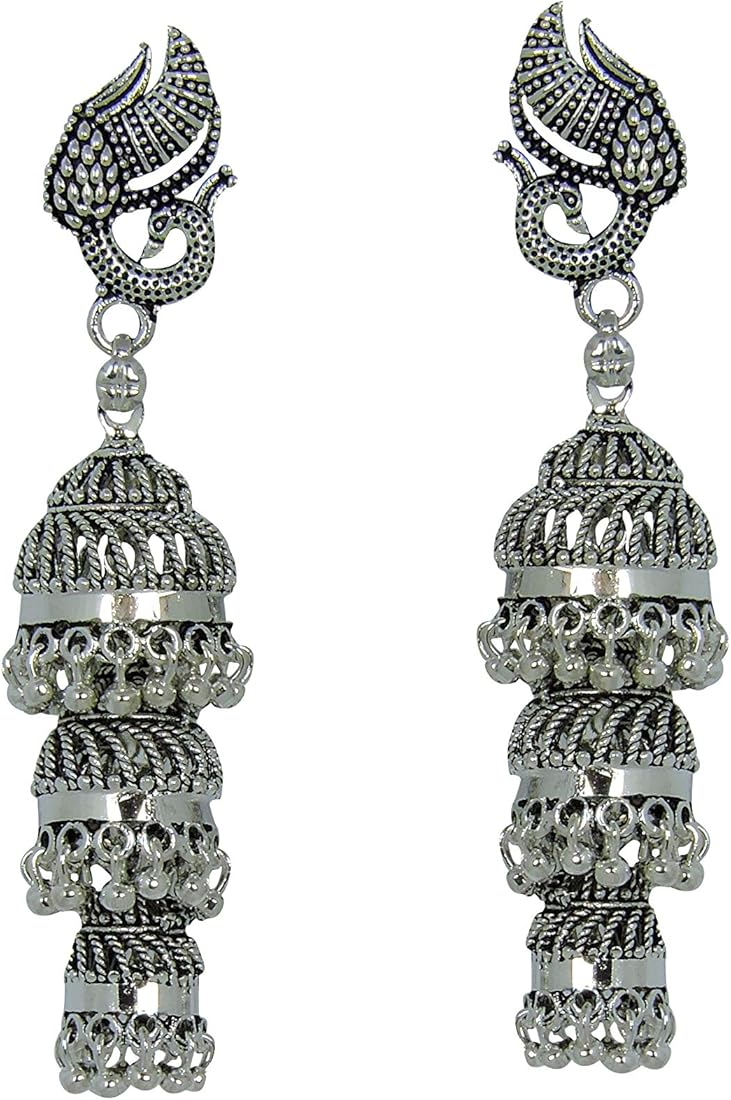 oxidised earrings amazon