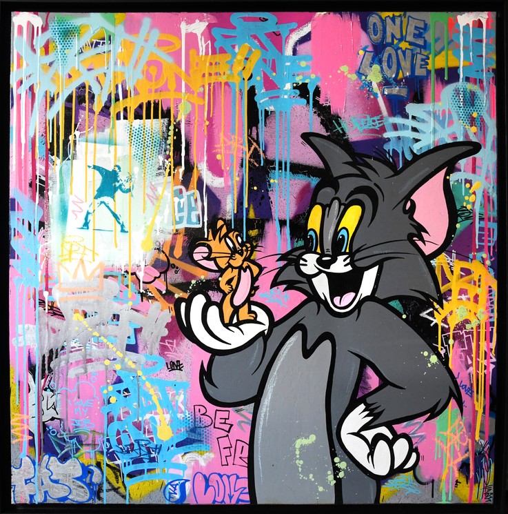 tom and jerry painting