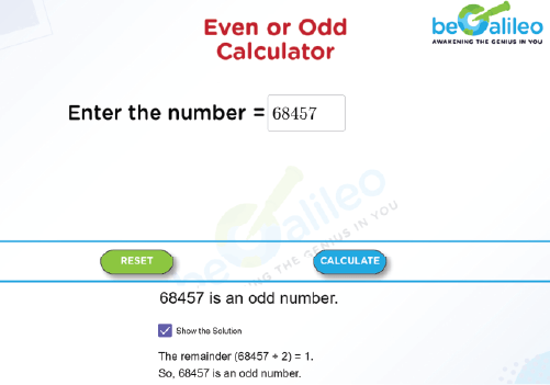 even odd calculator