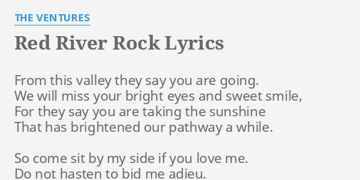 red river rock lyrics