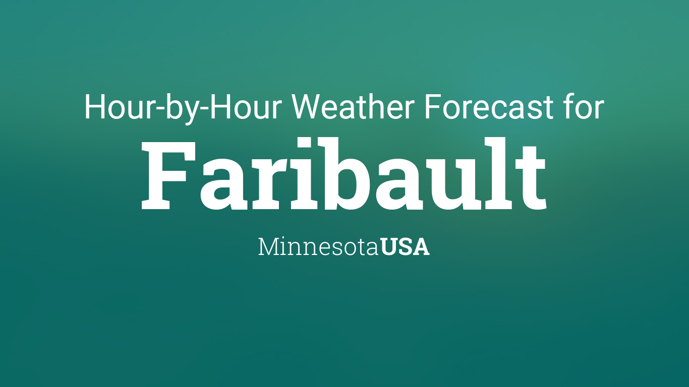 weather faribault mn hourly