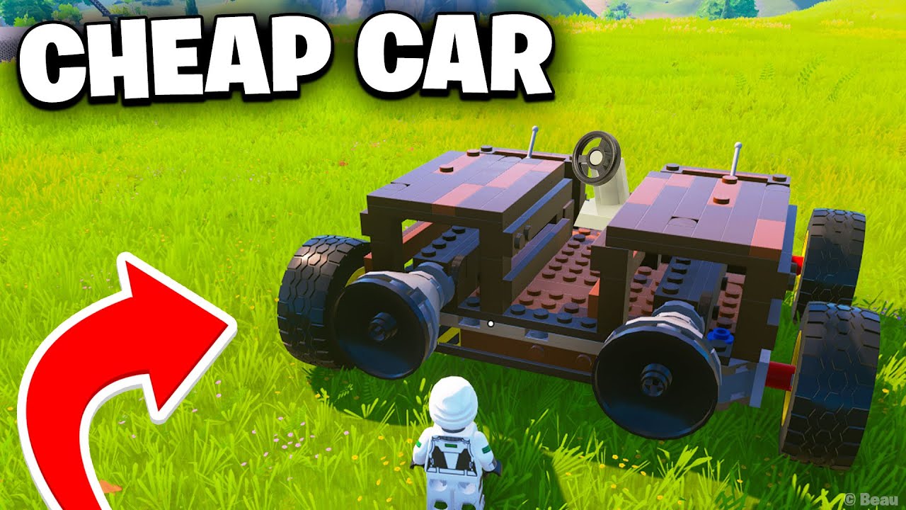 how to steer lego fortnite car