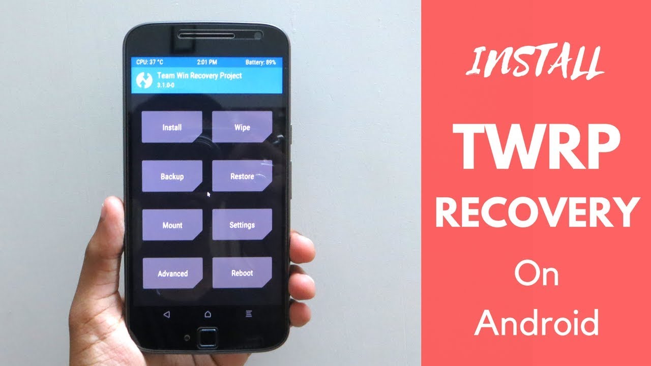 how to boot to twrp