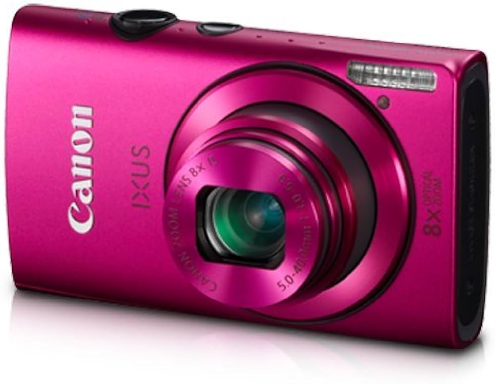 pink canon camera