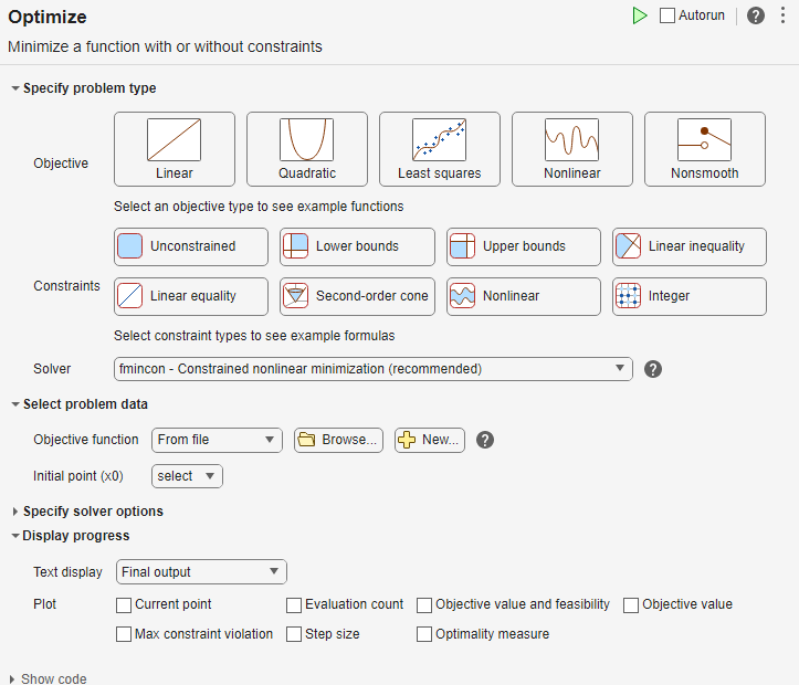 fmincon matlab