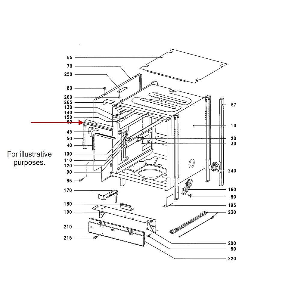 miele dishwasher parts diagram