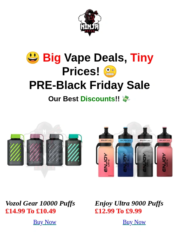 ninja vapes discount code