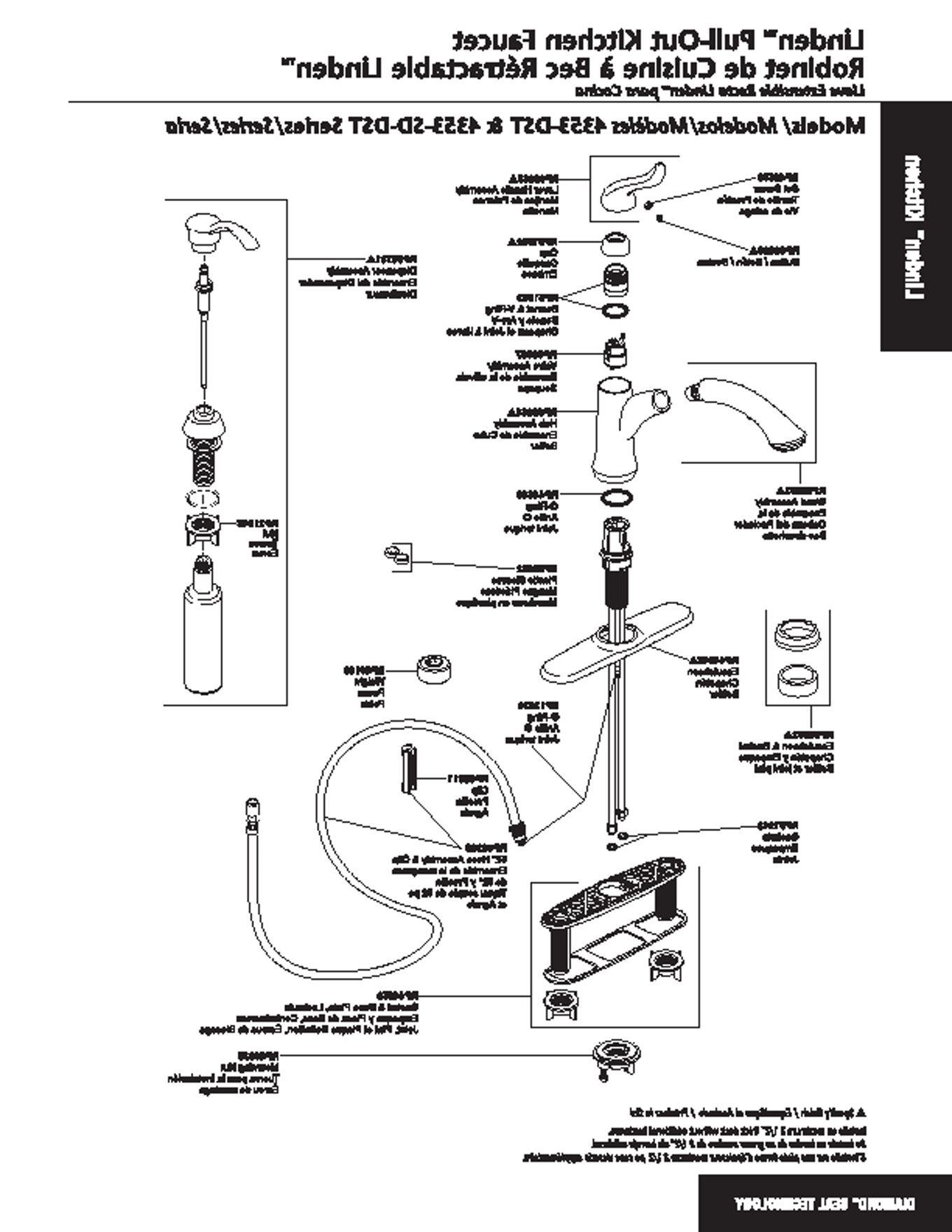 delta kitchen faucet parts