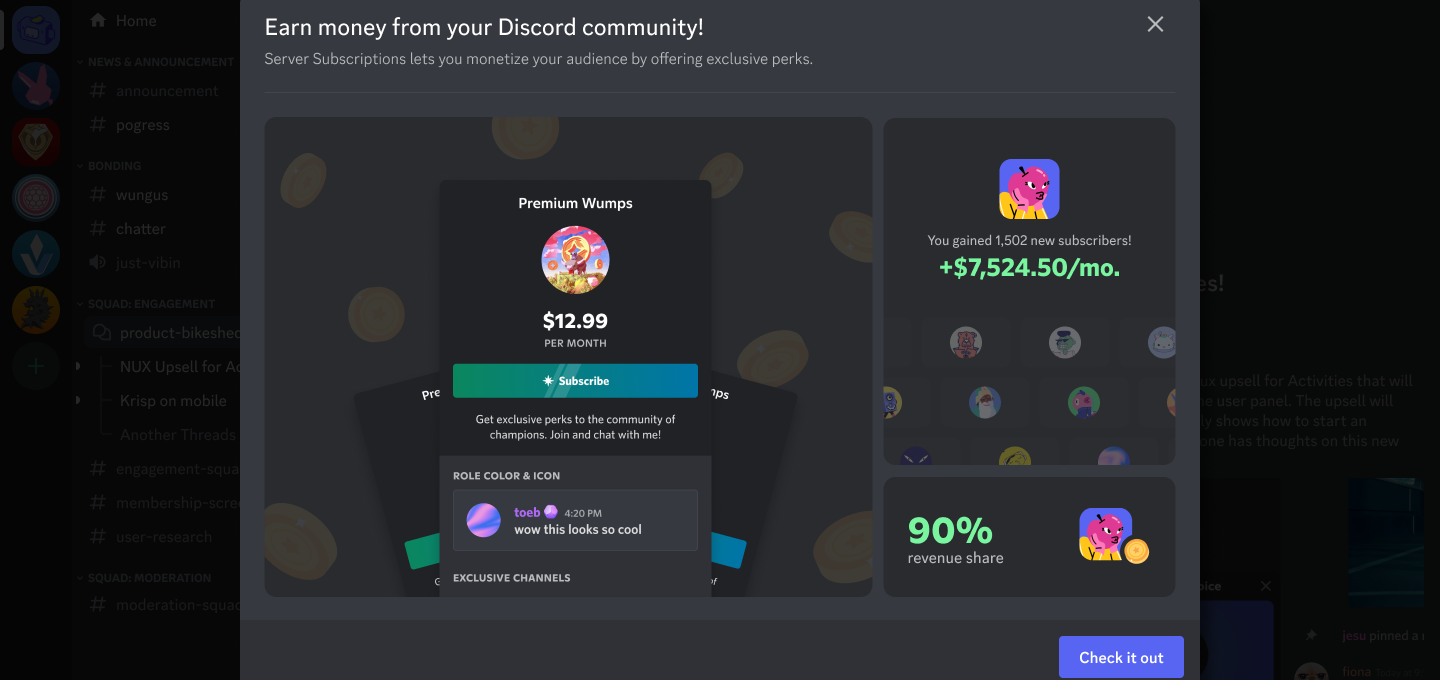 discord subscription