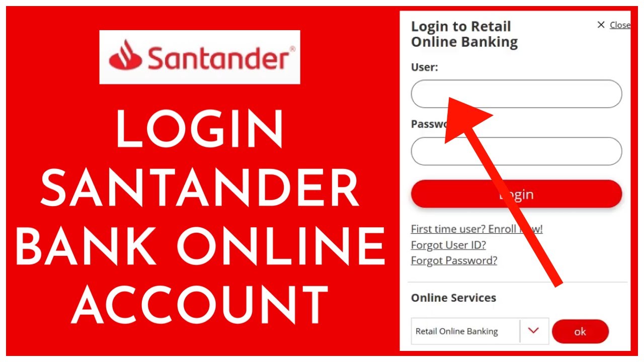 santander online log in